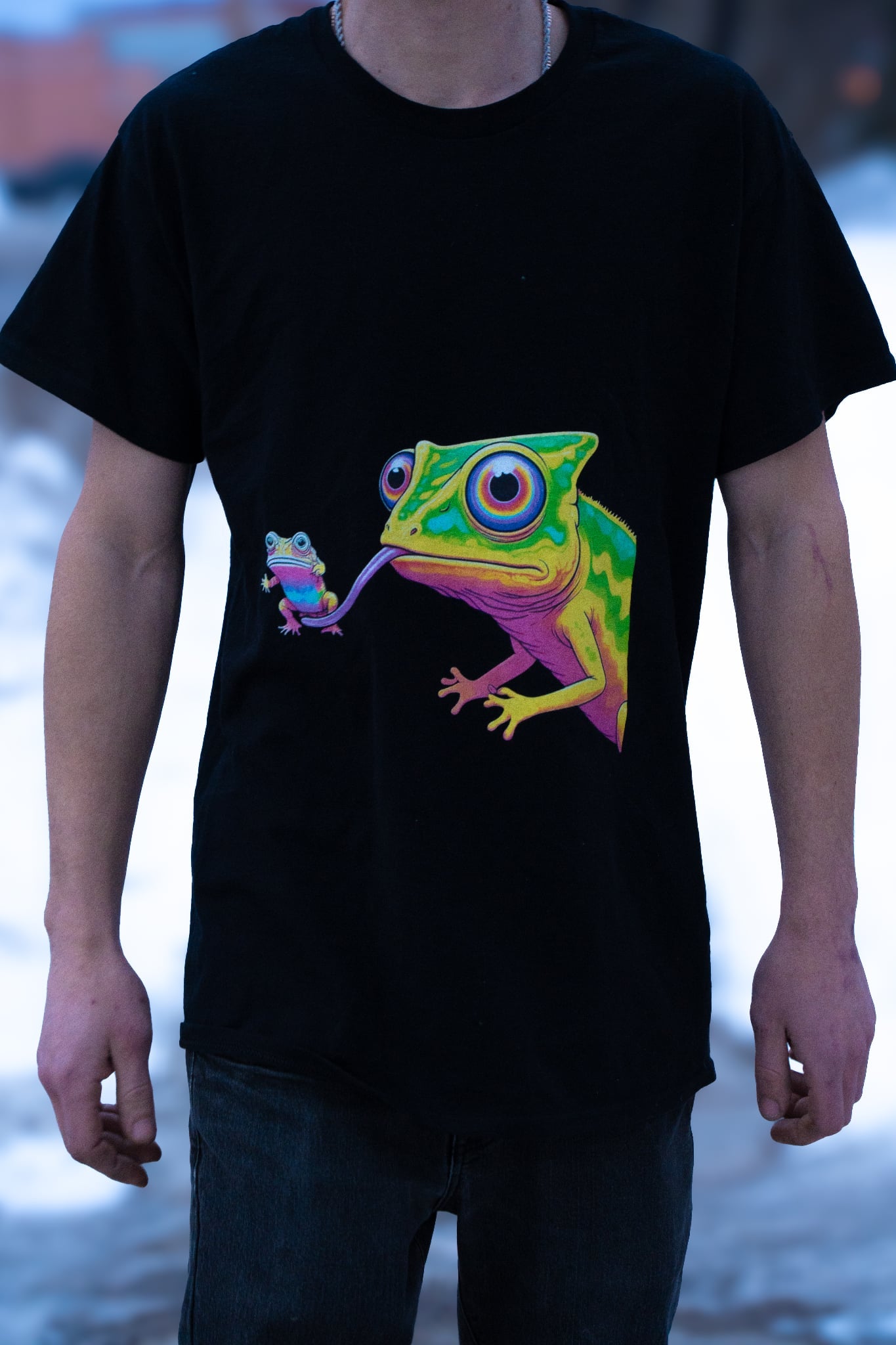 Psychedelic Frog Tee